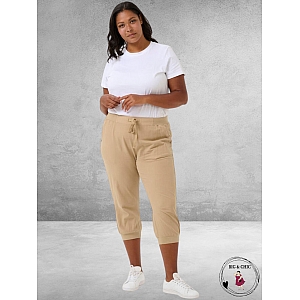 KAFFE CURVE Capri Broek Nana Classic Sand
